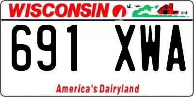 WI license plate 691XWA