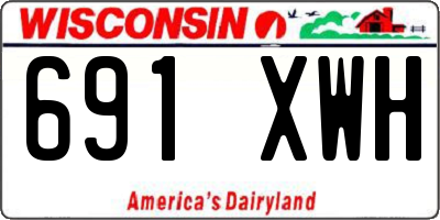 WI license plate 691XWH