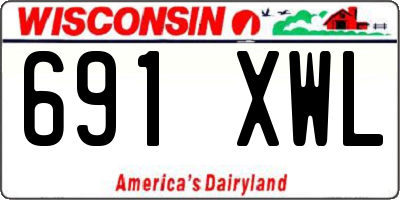 WI license plate 691XWL