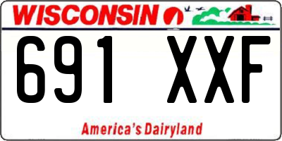 WI license plate 691XXF