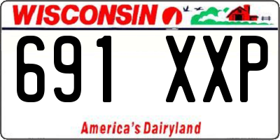 WI license plate 691XXP