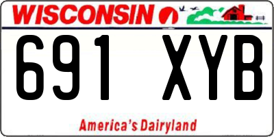 WI license plate 691XYB