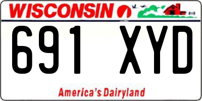 WI license plate 691XYD
