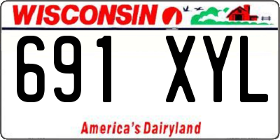 WI license plate 691XYL