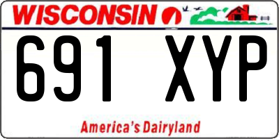 WI license plate 691XYP