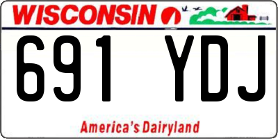 WI license plate 691YDJ