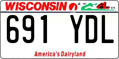 WI license plate 691YDL