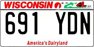 WI license plate 691YDN