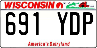 WI license plate 691YDP