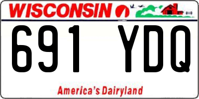 WI license plate 691YDQ