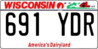 WI license plate 691YDR