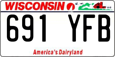 WI license plate 691YFB