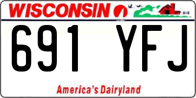 WI license plate 691YFJ