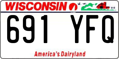 WI license plate 691YFQ