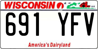 WI license plate 691YFV