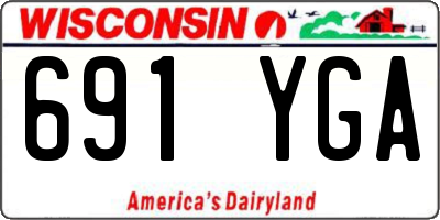 WI license plate 691YGA