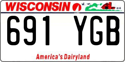 WI license plate 691YGB