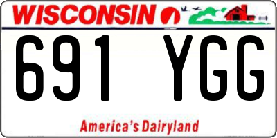 WI license plate 691YGG