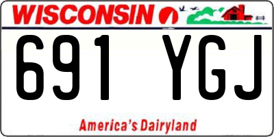 WI license plate 691YGJ