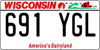 WI license plate 691YGL