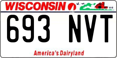 WI license plate 693NVT