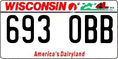 WI license plate 693OBB