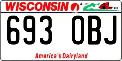 WI license plate 693OBJ
