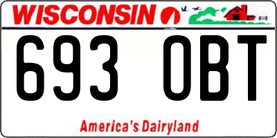 WI license plate 693OBT