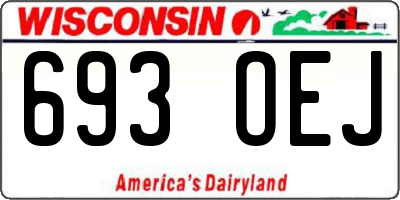WI license plate 693OEJ