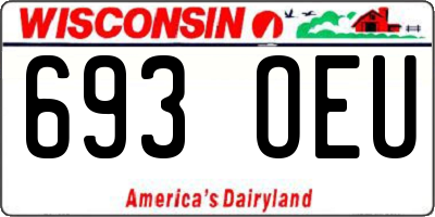 WI license plate 693OEU