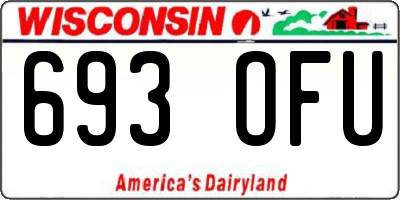 WI license plate 693OFU