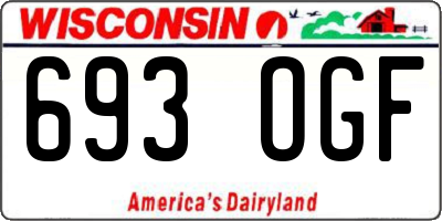 WI license plate 693OGF