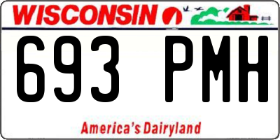 WI license plate 693PMH
