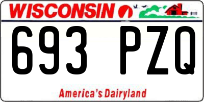 WI license plate 693PZQ