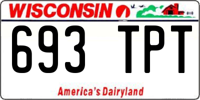 WI license plate 693TPT
