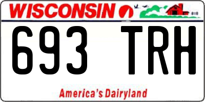 WI license plate 693TRH