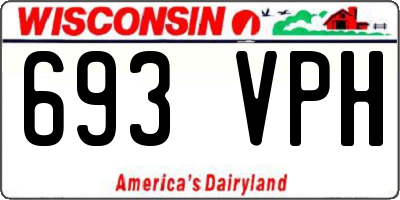 WI license plate 693VPH