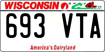 WI license plate 693VTA