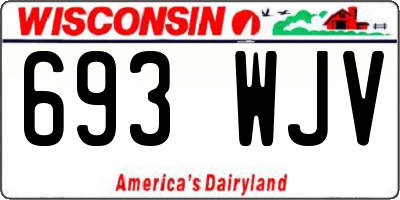 WI license plate 693WJV