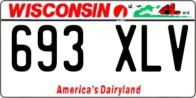 WI license plate 693XLV