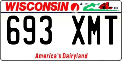 WI license plate 693XMT