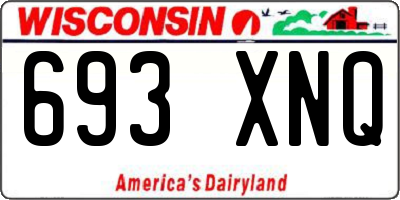 WI license plate 693XNQ