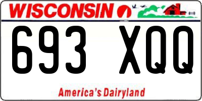 WI license plate 693XQQ