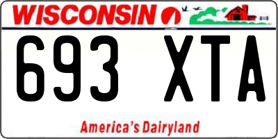WI license plate 693XTA