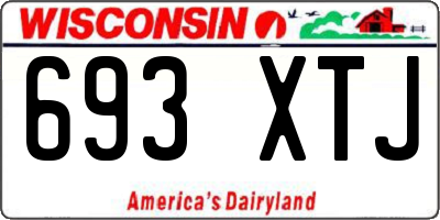 WI license plate 693XTJ