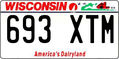 WI license plate 693XTM