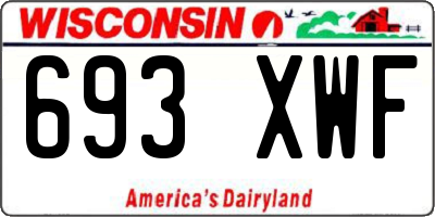 WI license plate 693XWF