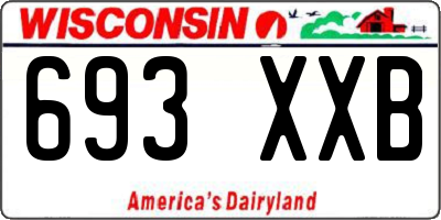WI license plate 693XXB