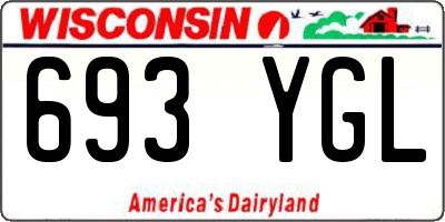 WI license plate 693YGL