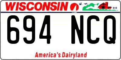 WI license plate 694NCQ